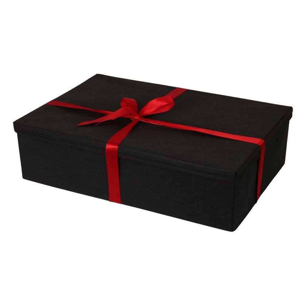 Caixa De Presente Com Laço E Dobrável Grande