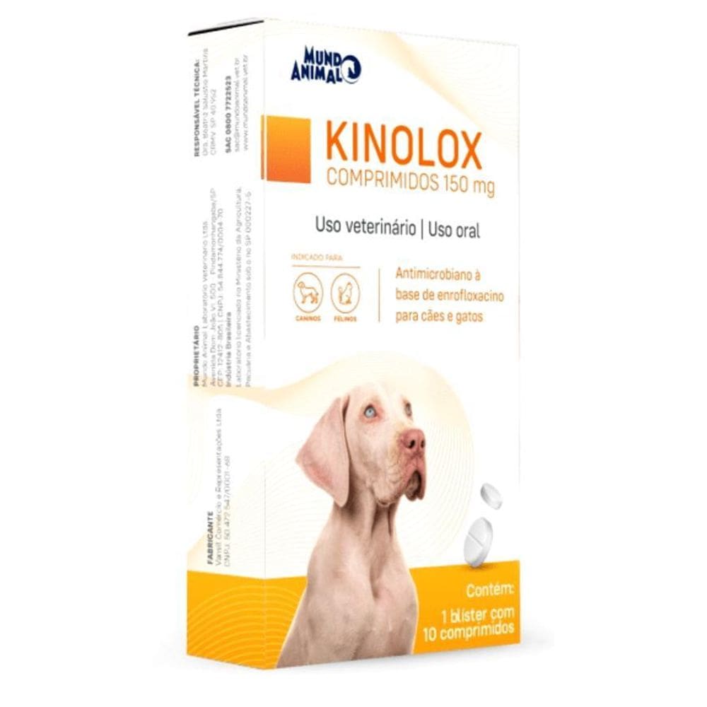 Kinolox 150Mg Com 10 Comprimidos