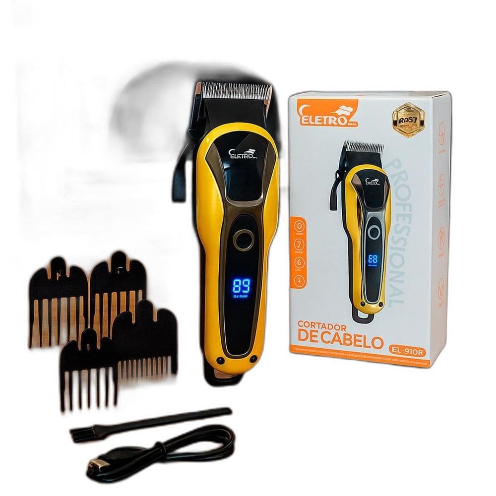 Máquina De Cabelo Com Corte Rente