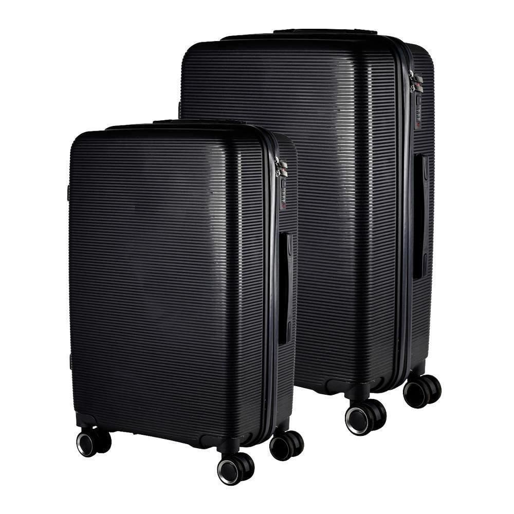 Cj Mala 35Kg + Mala 23Kg Polipropileno Inquebrável Preta