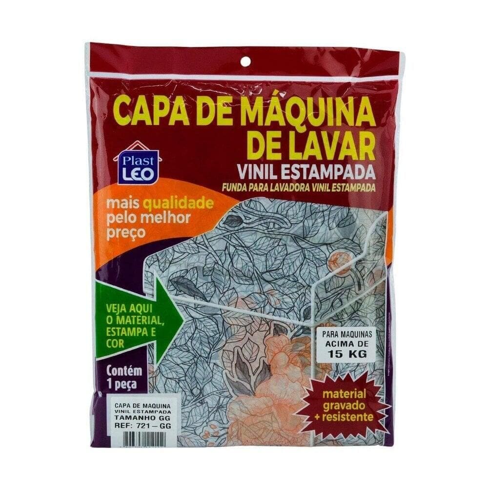 Capa Para Máquina de Lavar 102x66cm GG Estampada - Tudo em Caixa