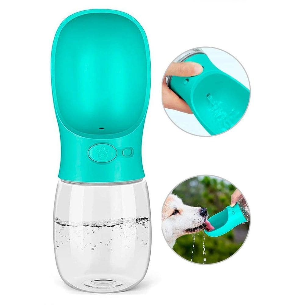 Garrafa Portátil Para Passeios Com Pet Com Cores