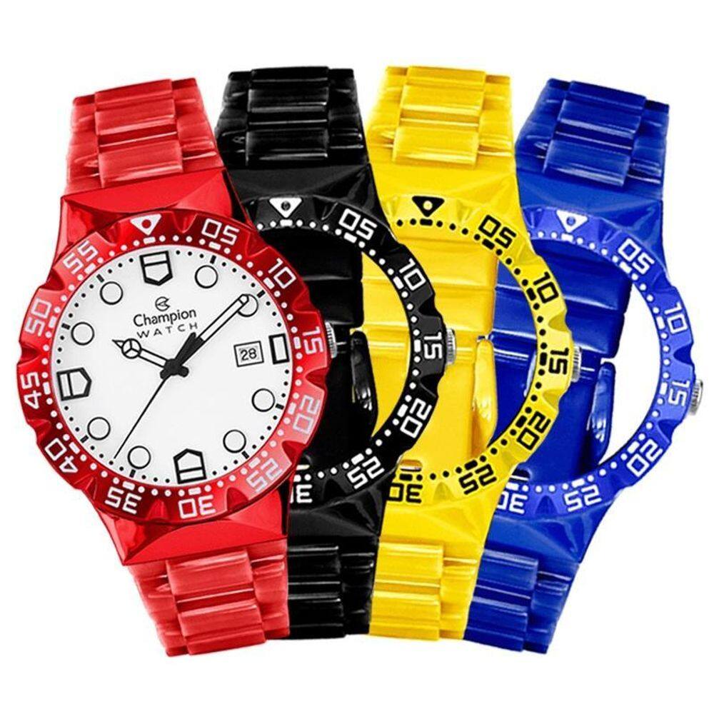 Relógio Champion Lançamento Troca Pulseira Cp31001B