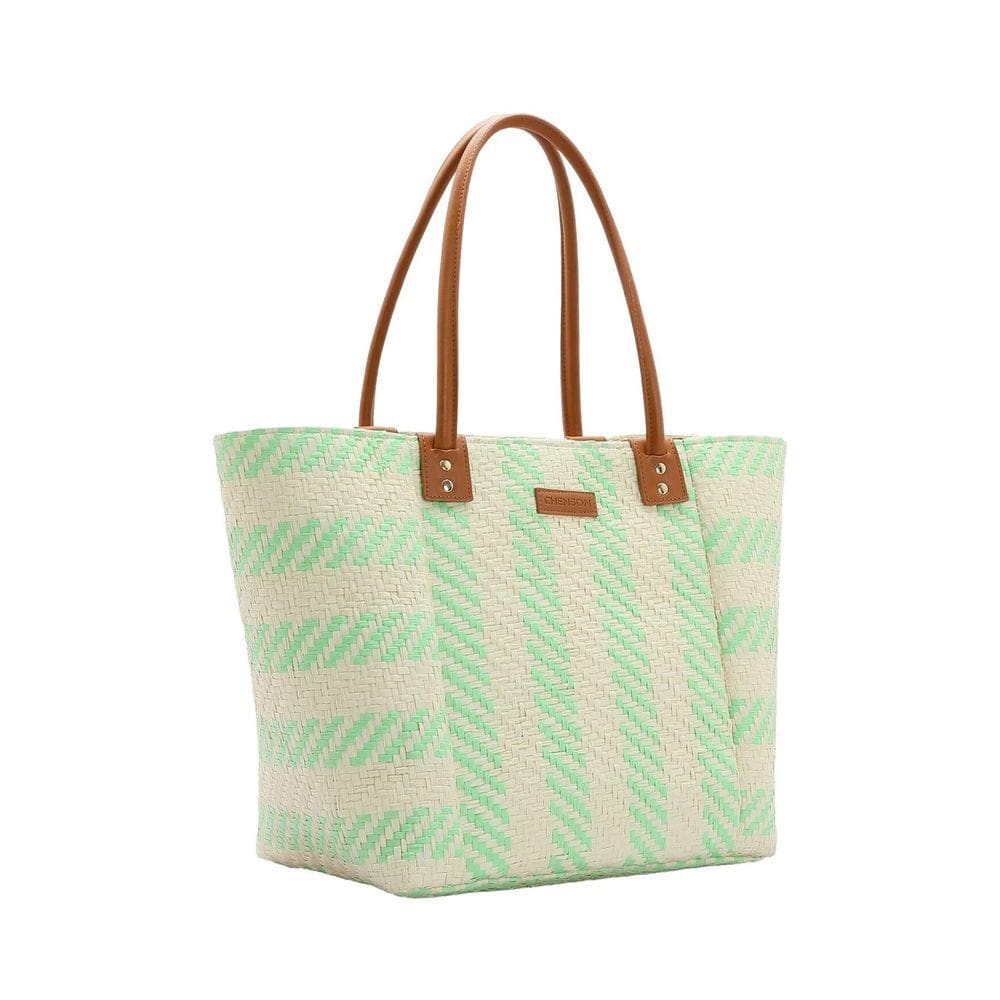 Bolsa De Ombro Feminina Palha Chenson 3184580 - Verde