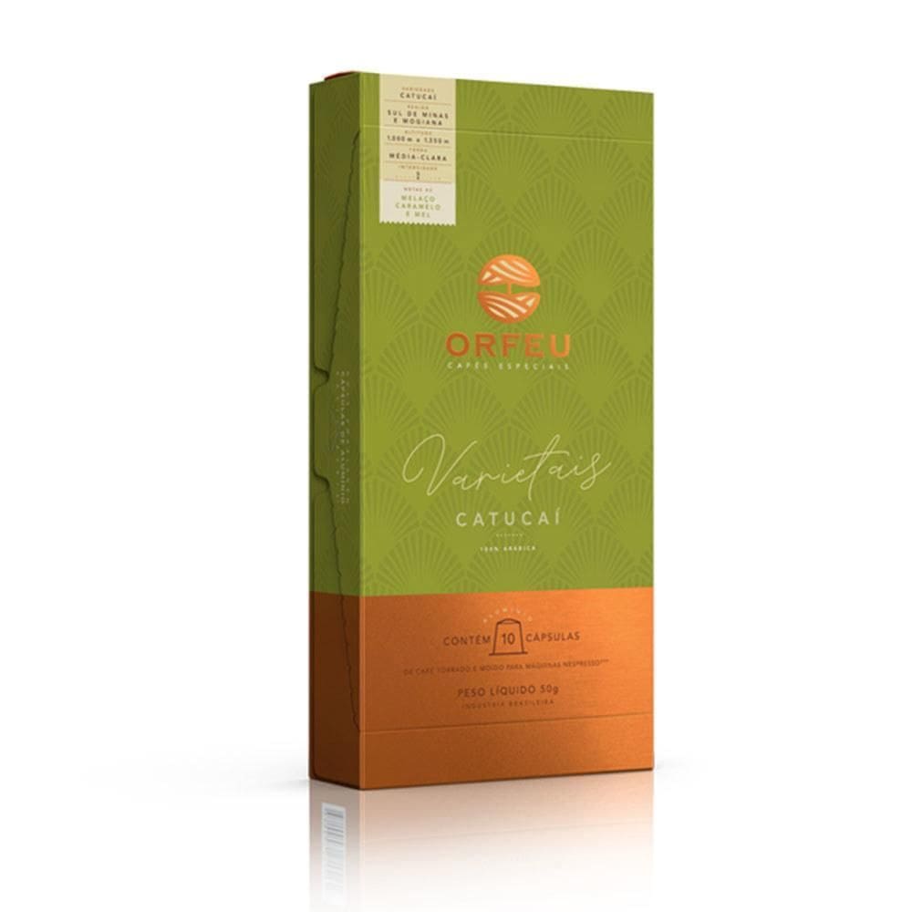 10 Cápsulas Café Orfeu Nespresso Catuaí Amarelo