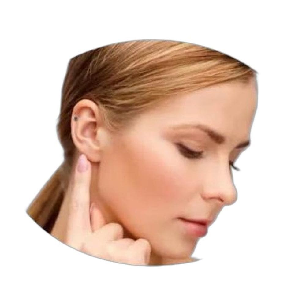 Piercing De Helix Tragus Labrete Siliconte Ponte Luz Verde