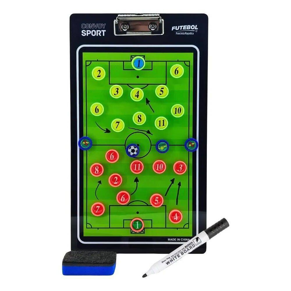 2X Prancheta Magnética Para Futebol Com Caneta - Camp