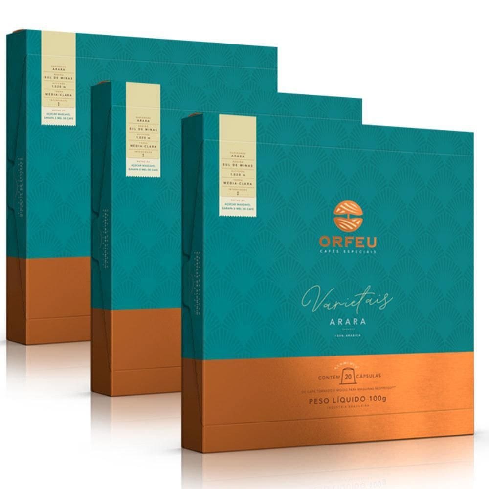 60 Cápsulas Café Orfeu Nespresso Arara