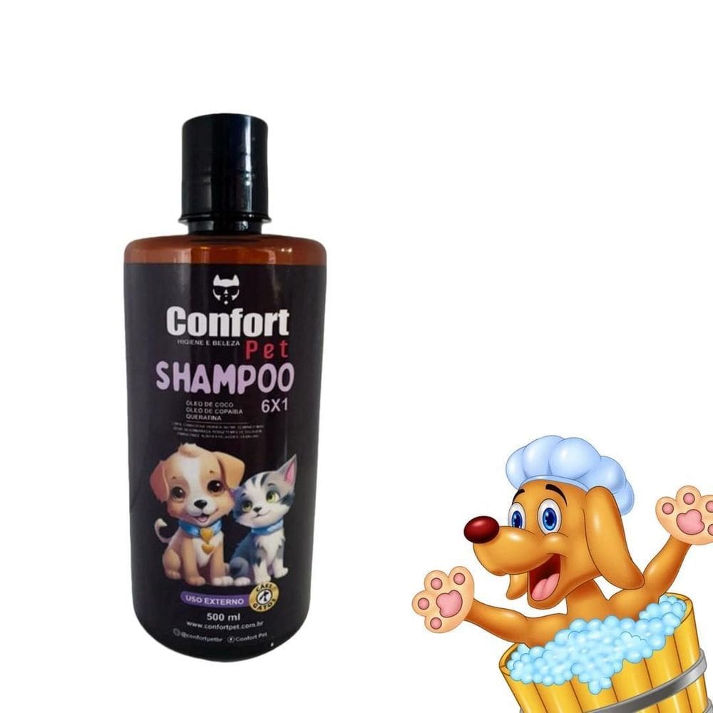 Shampoo Confort Pet - Pelos Macios E Hidratados