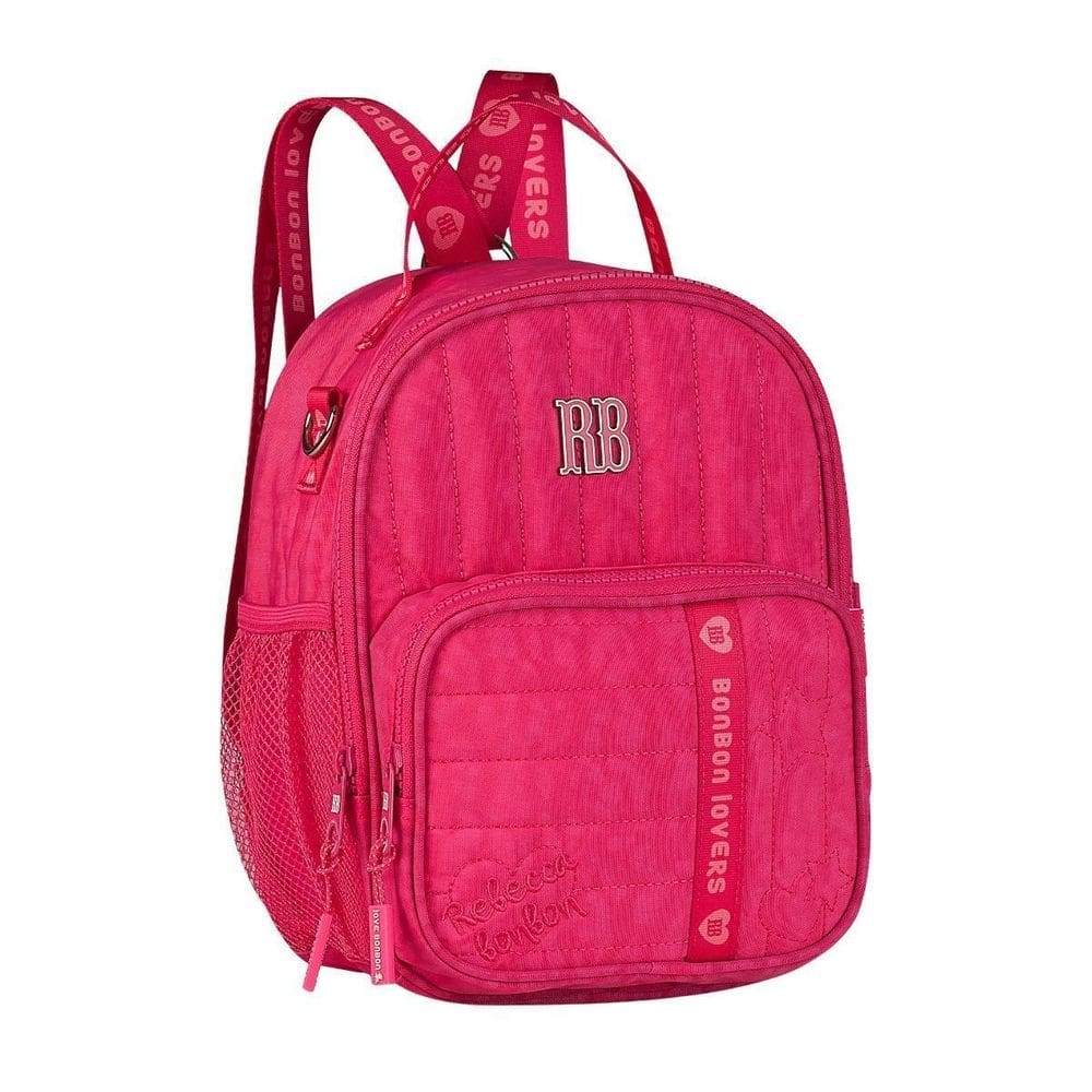 Lancheira Bolsa Transversal Térmica Rebecca Bonbon - Rosa
