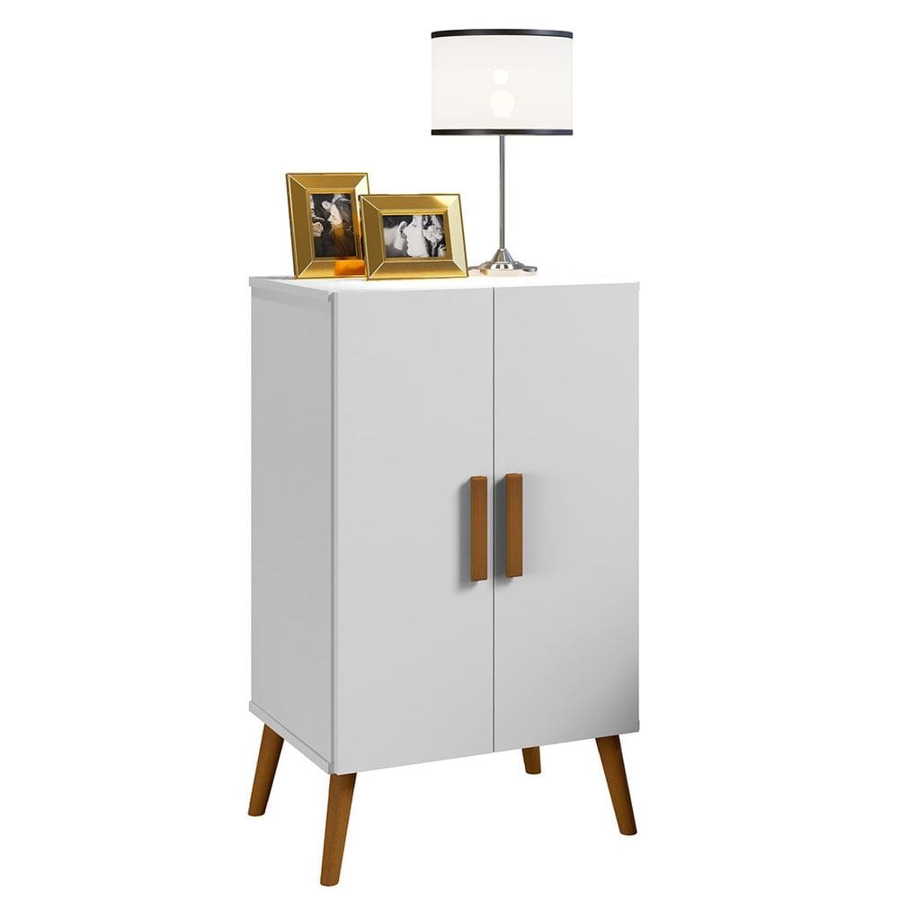 Armário Multiuso Sapateira Pés Retrô 2 Portas Carly