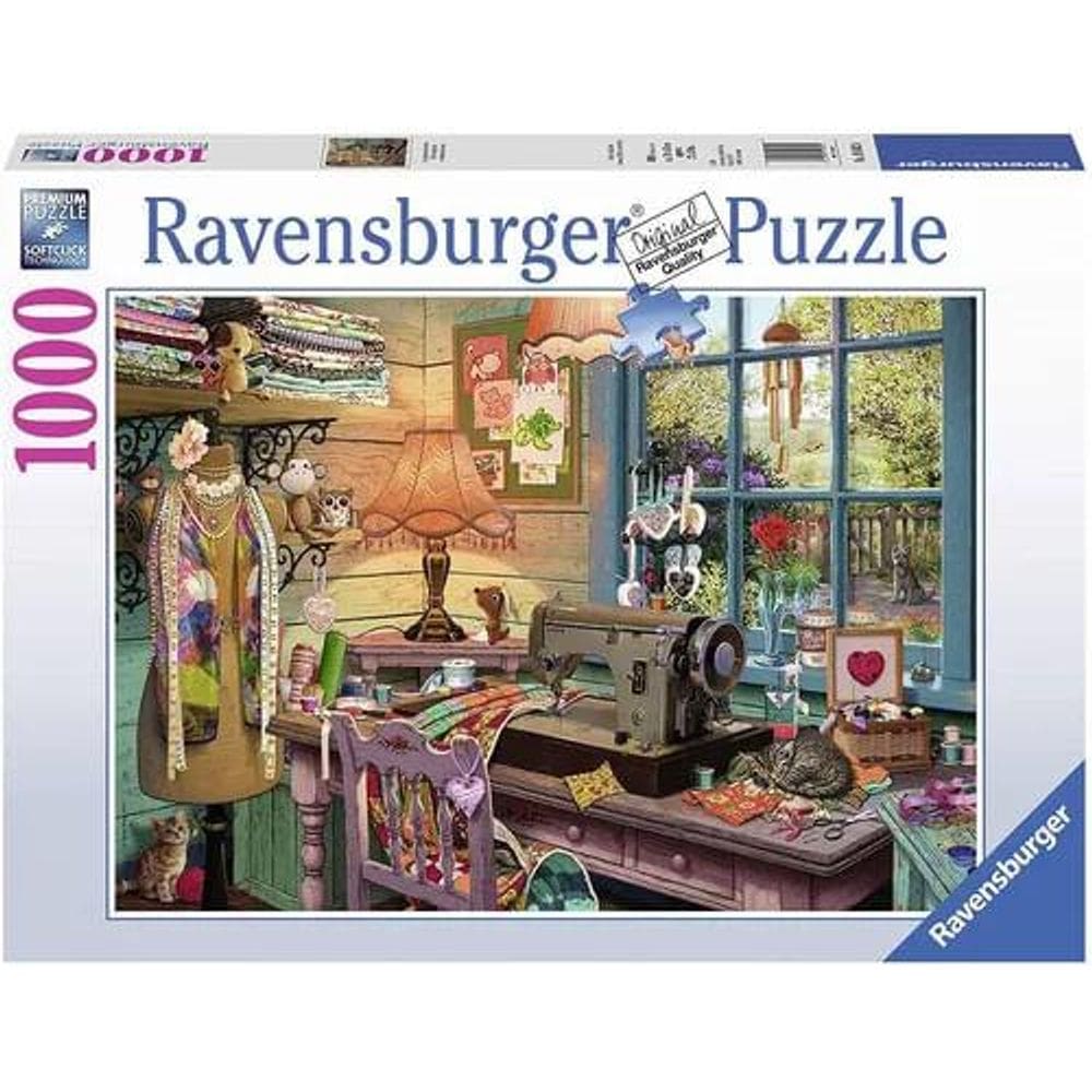 Puzzle 1000 Peças Ateliê de Artesanato Ravensburger 12000334