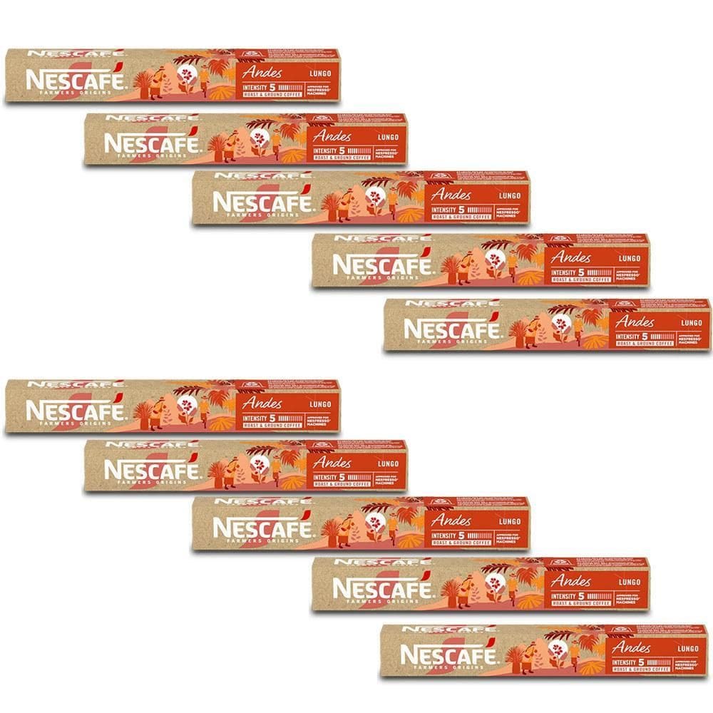 100 Cápsulas Nescafé Farmers Origins Andes