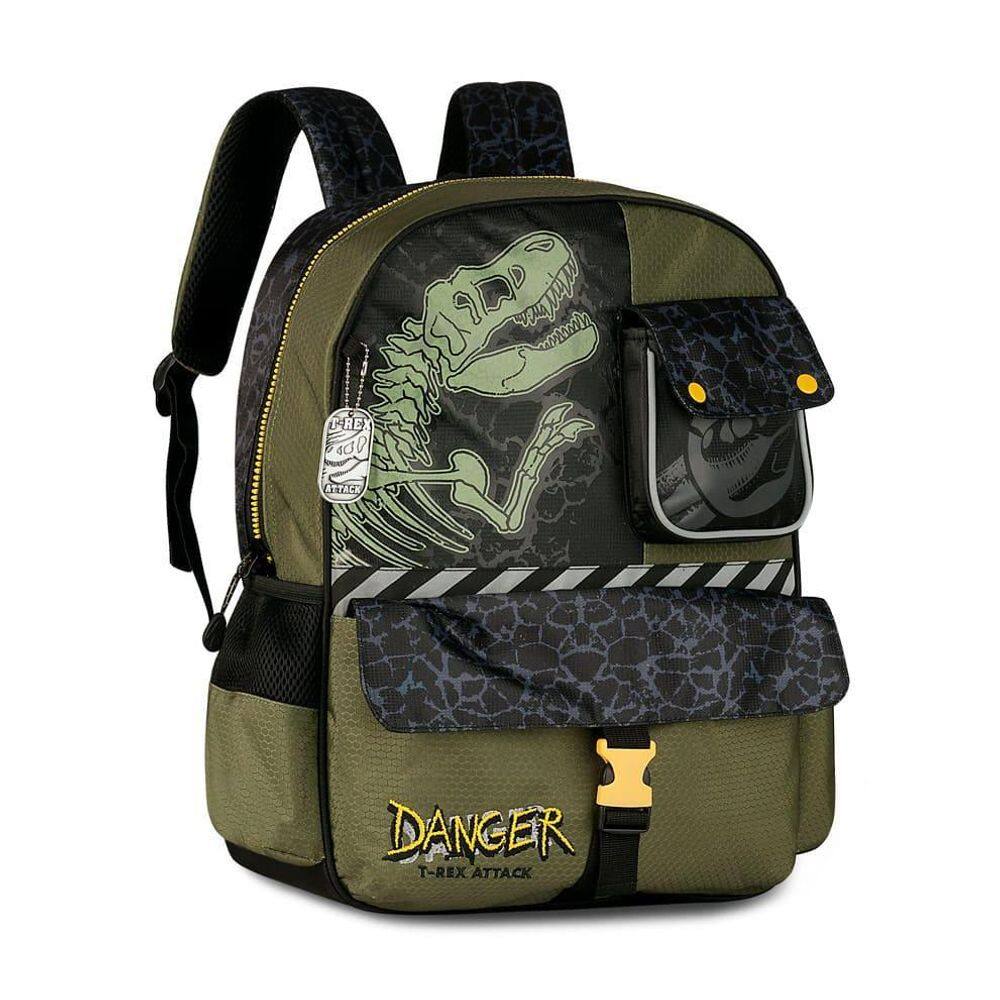 Mochila De Costas Infantil Dinossauro T-Rex Escolar Menino