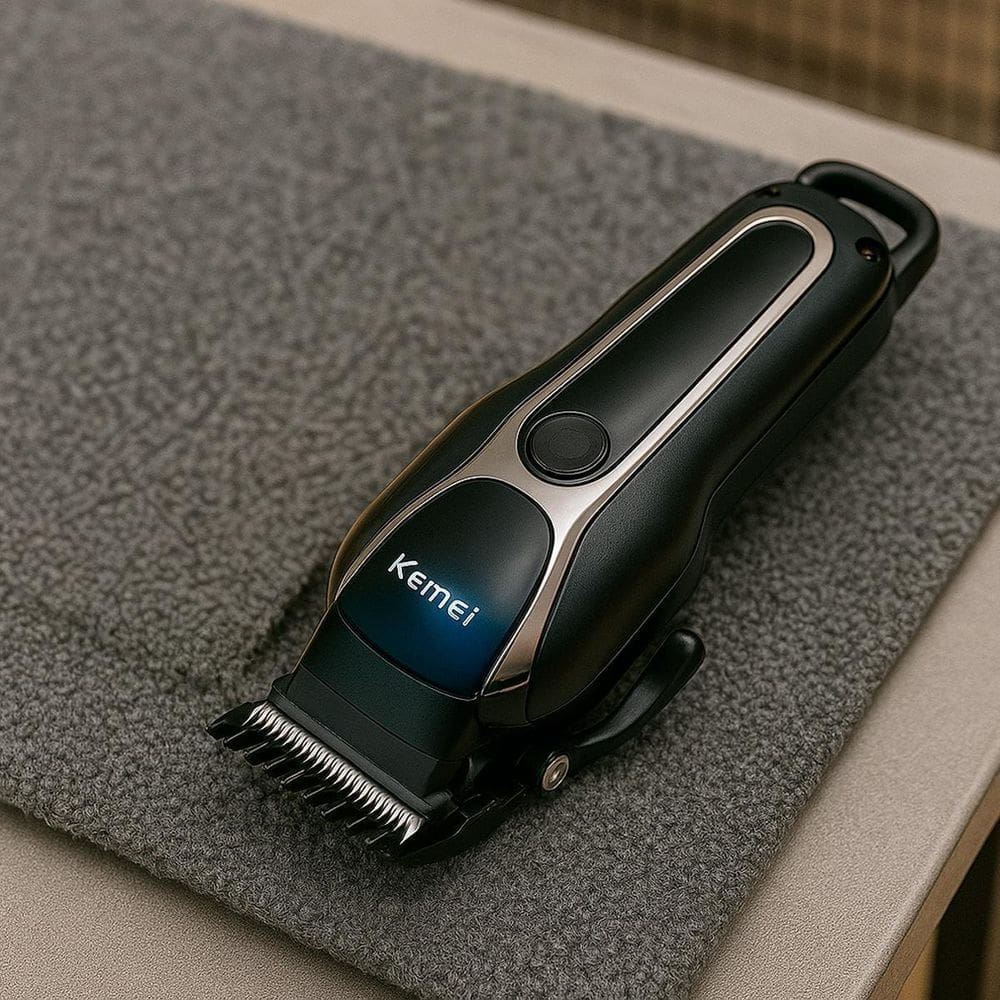 Máquina Pet Kemei Sem Fio Com Kit De Corte