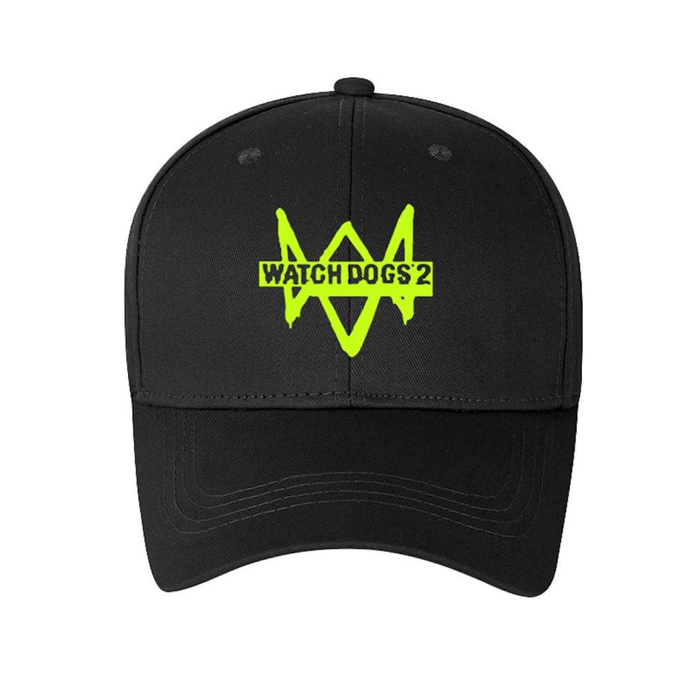 Boné de beisebol Watches Dogs Anime Snapback Chapéu de algodão 56-60 cm