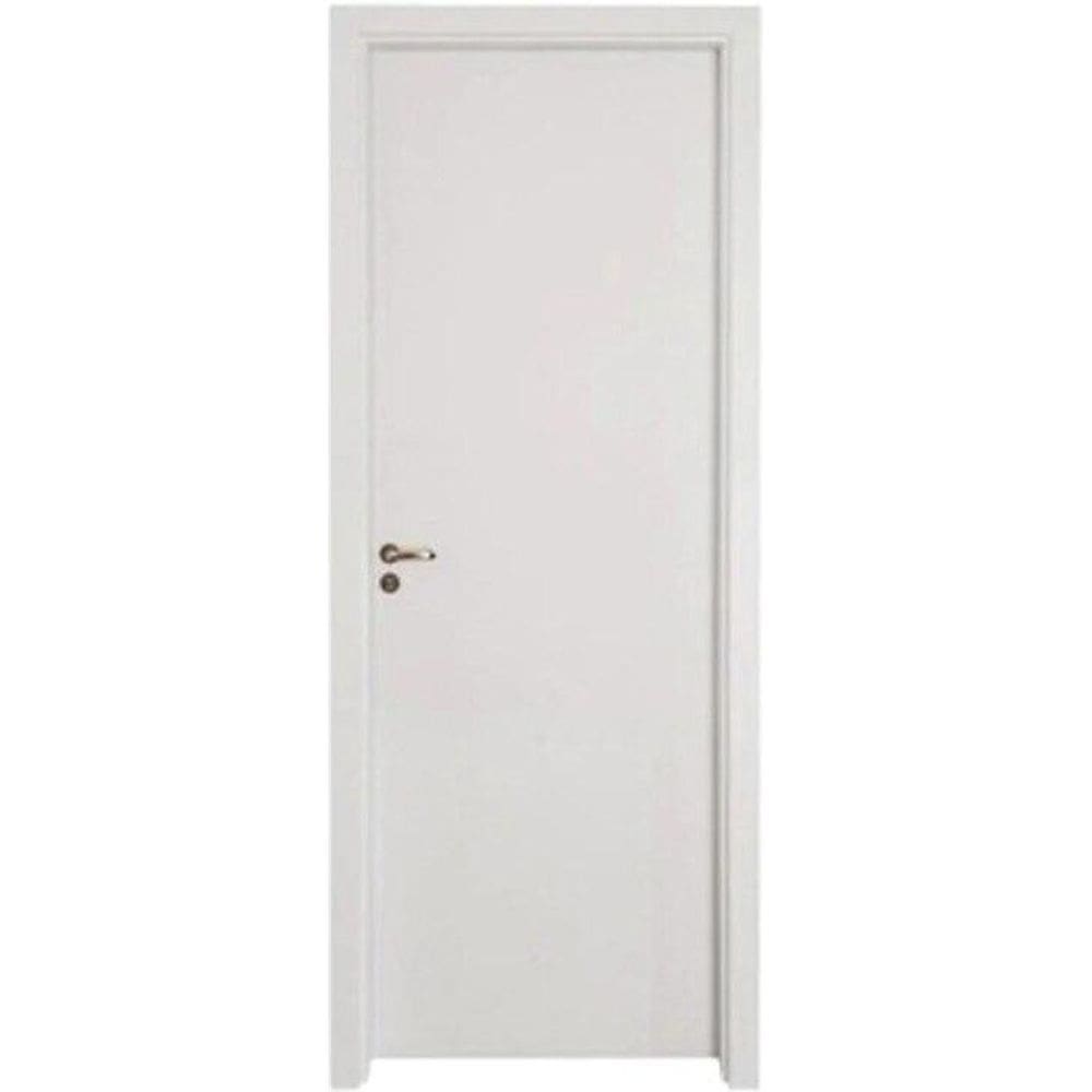 Kit Porta de MDF Pinhal M15/20 Interna, Abertura à Direita 213x85 cm, Branco