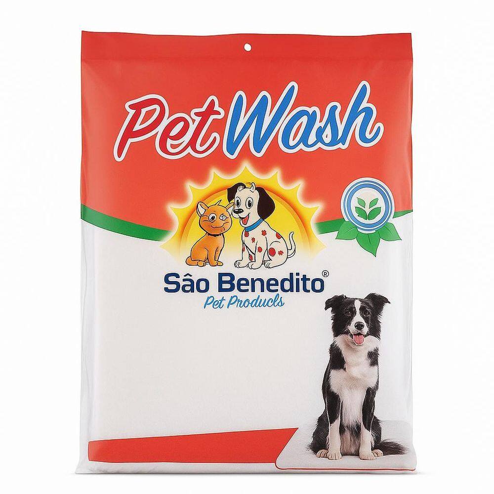 Tapete Higiênico Lavável Pet Wash 100X90Cm Cães Gatos