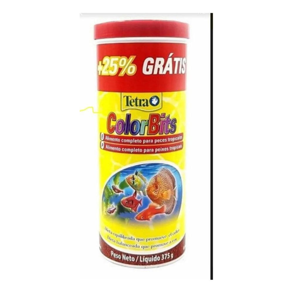2X Ração Para Peixes Tetra Colorbits Grânulos - 375G