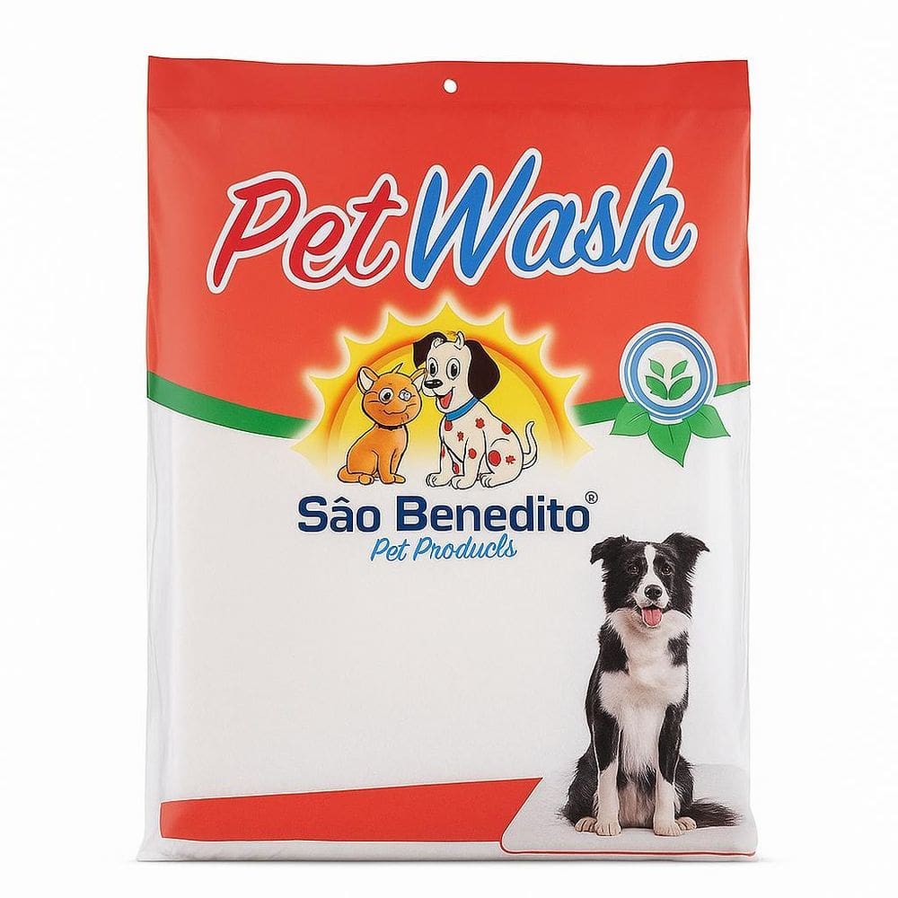 Tapete Pet Wash Grande Lavável 100X90Cm Antivazamento