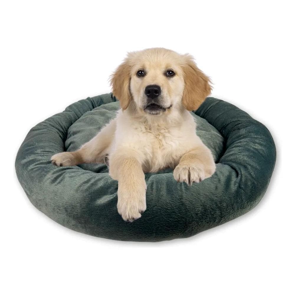 2X Caminha Pet Redonda De Pelúcia Para Cachorros E Gatos M C