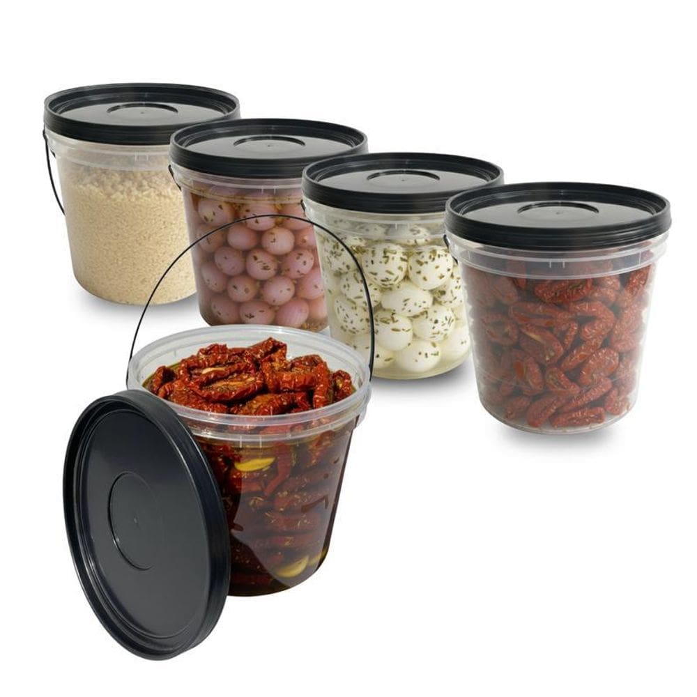 Balde Para Lembrancinha Transparente 3.2L