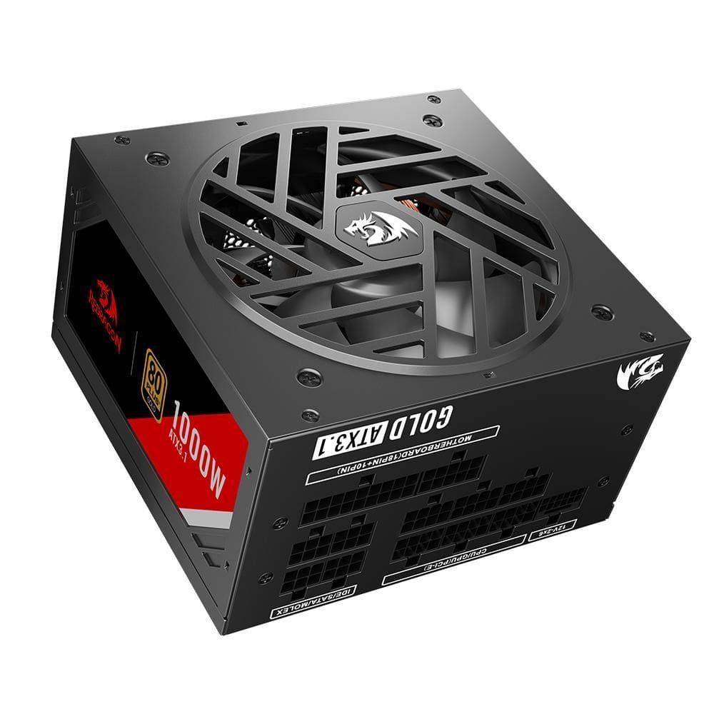 Fonte Gamer Redragon Master Rgms 1000W 80 Plus Gold Gc-Ms03