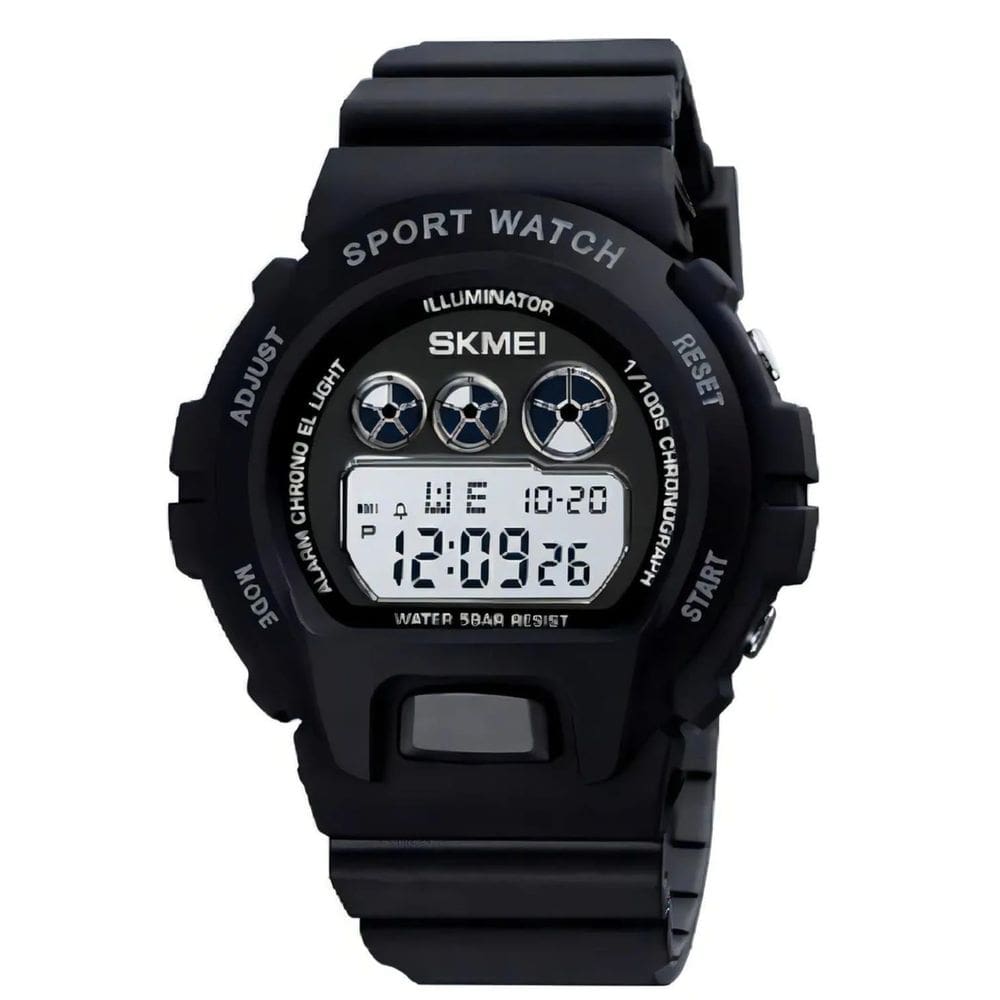 Relógio De Pulso Quartz Preto Skmei Digital 1775Bk
