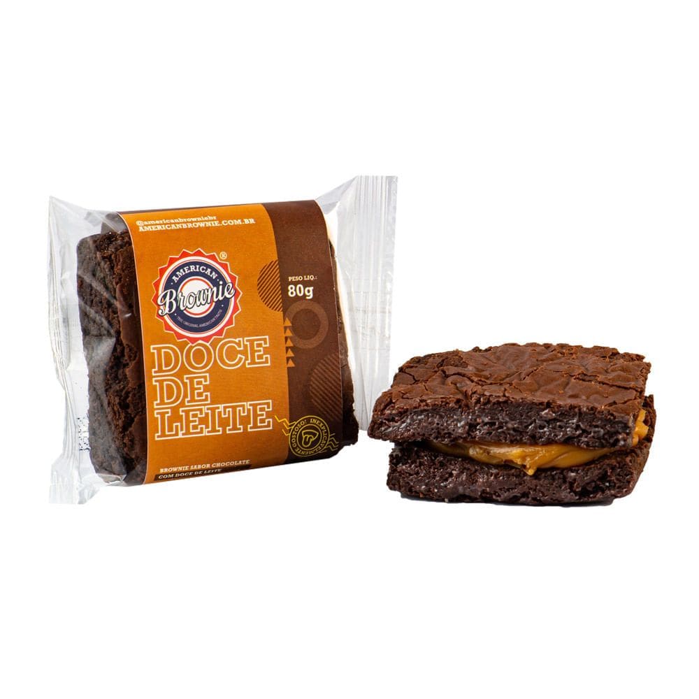 Brownie American Sabor Chocolate com Doce de Leite 80g