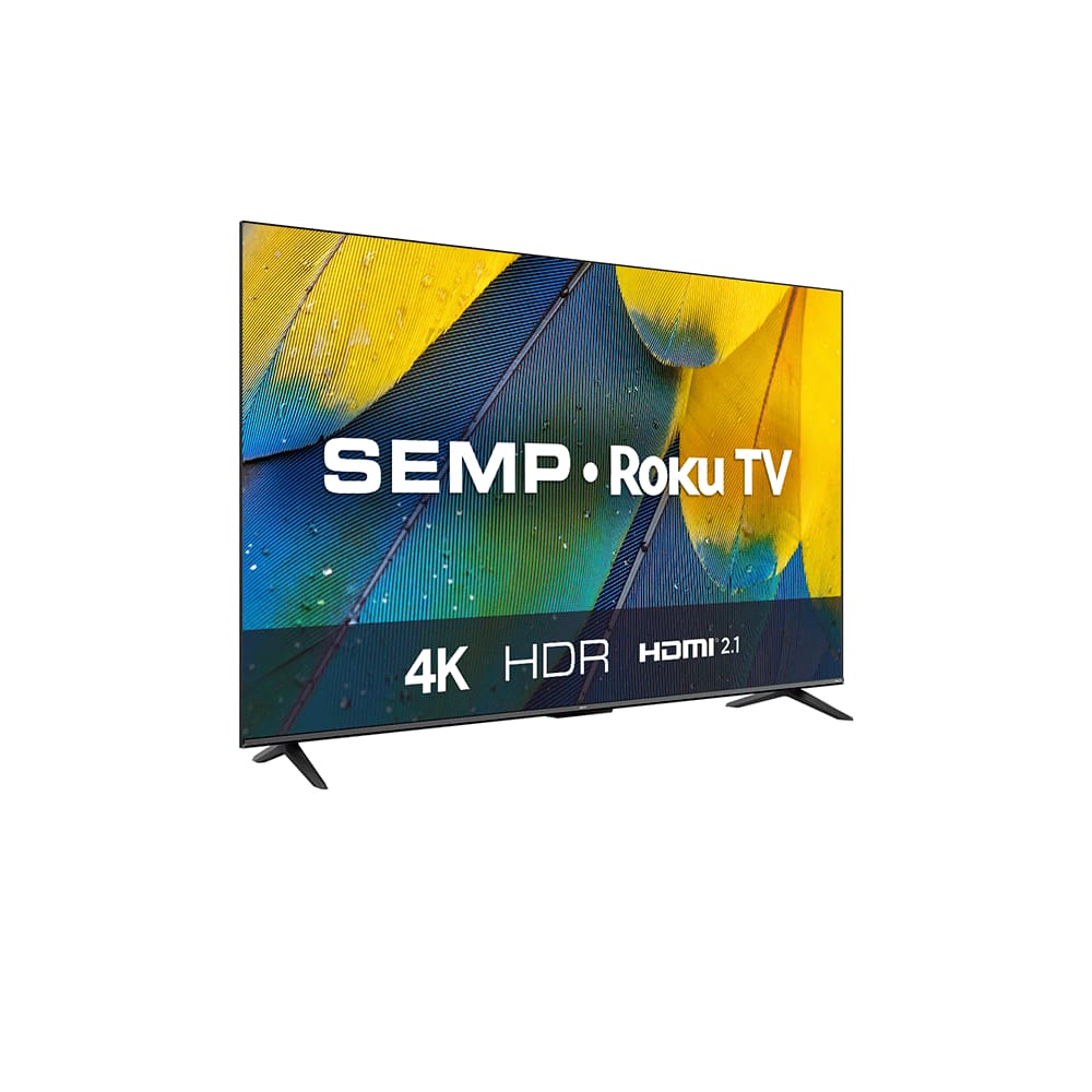 Smart TV 55” 4K LED SEMP 55RK8600 ROKU TV Wi-Fi