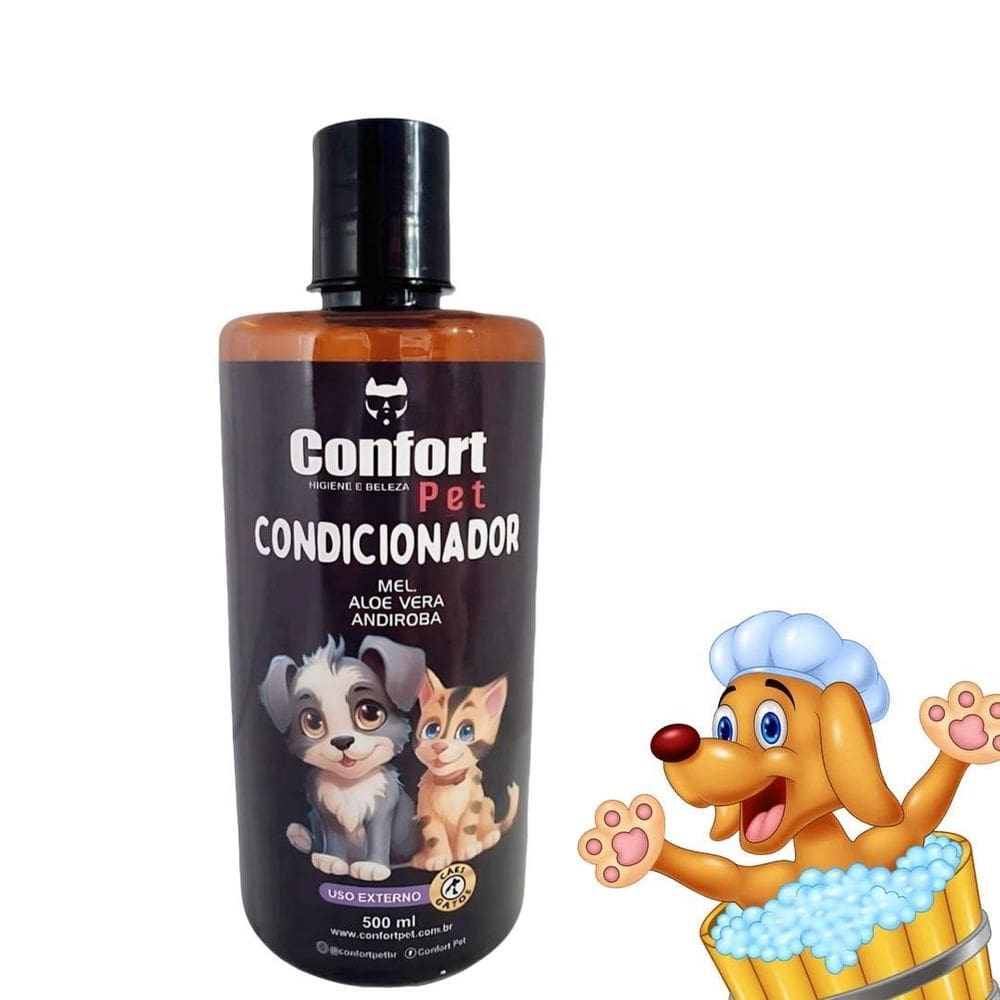 Condicionador Confort Pet - Pelos Macios E Cheirosos