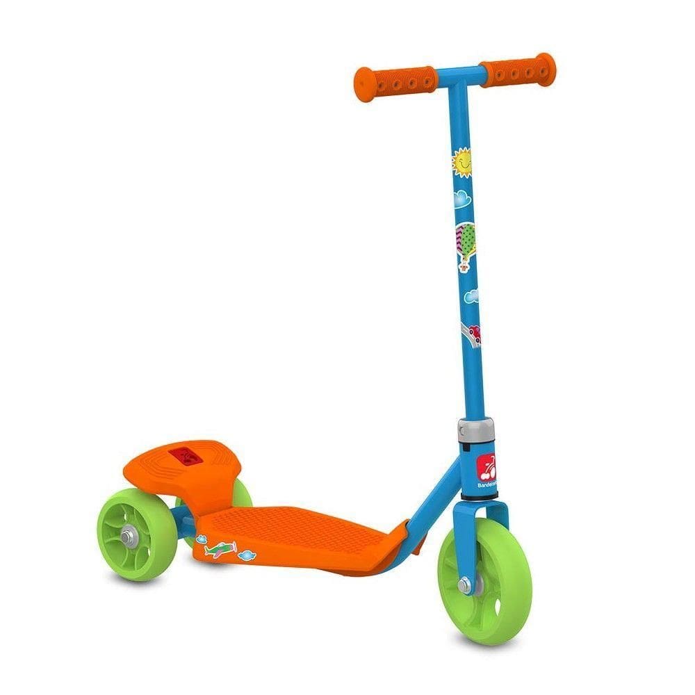 Patinete Infantil Meu Primeiro Patinete Azul E Laranja Bandeirante