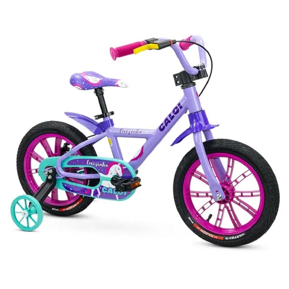 Bicicleta de Passeio Infantil Cecizinha Aro 14 Nathor Caloi - A Partir de 4 Anos Com Rodinhas