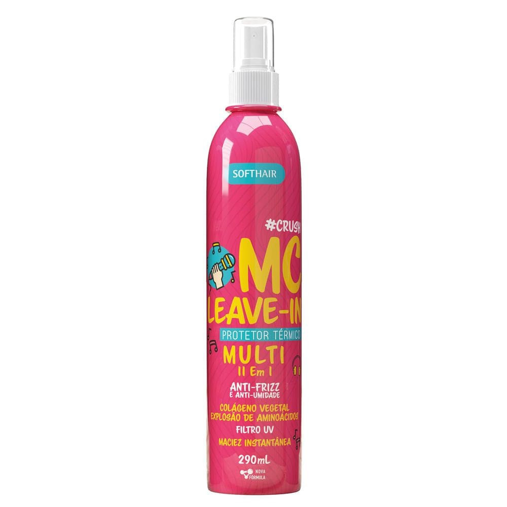 Leave In Soft Hair MC Multi 11 em 1 #Crush Spray 290ml