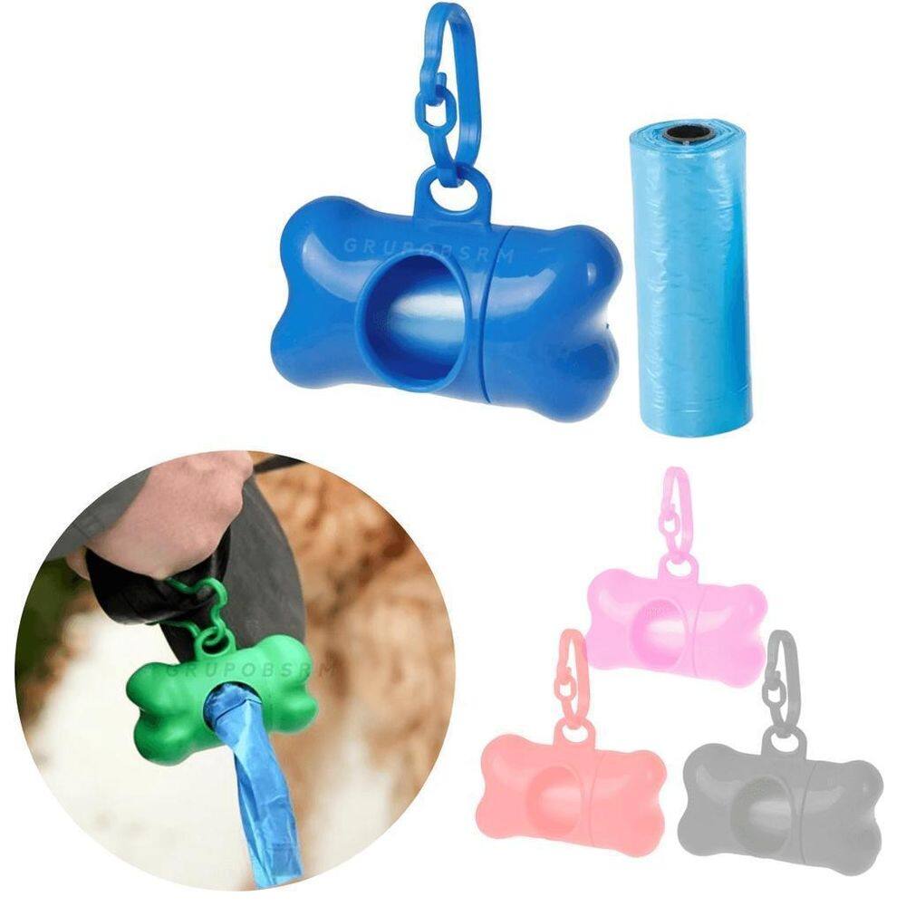 Kit Dispenser E Saco Coletor De Fezes Para Pet