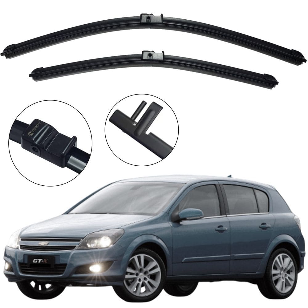Kit Palheta Dianteira Vectra GTX 2007 Limpador de Parabrisa de Silicone