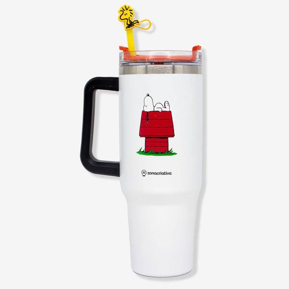 Canecao Tumbler C/Pigente 1,15Lt Snoopy