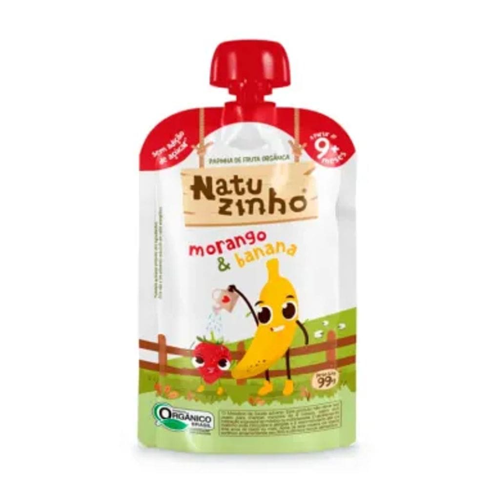 Papinha Natuzinho Morango & Banana 99g