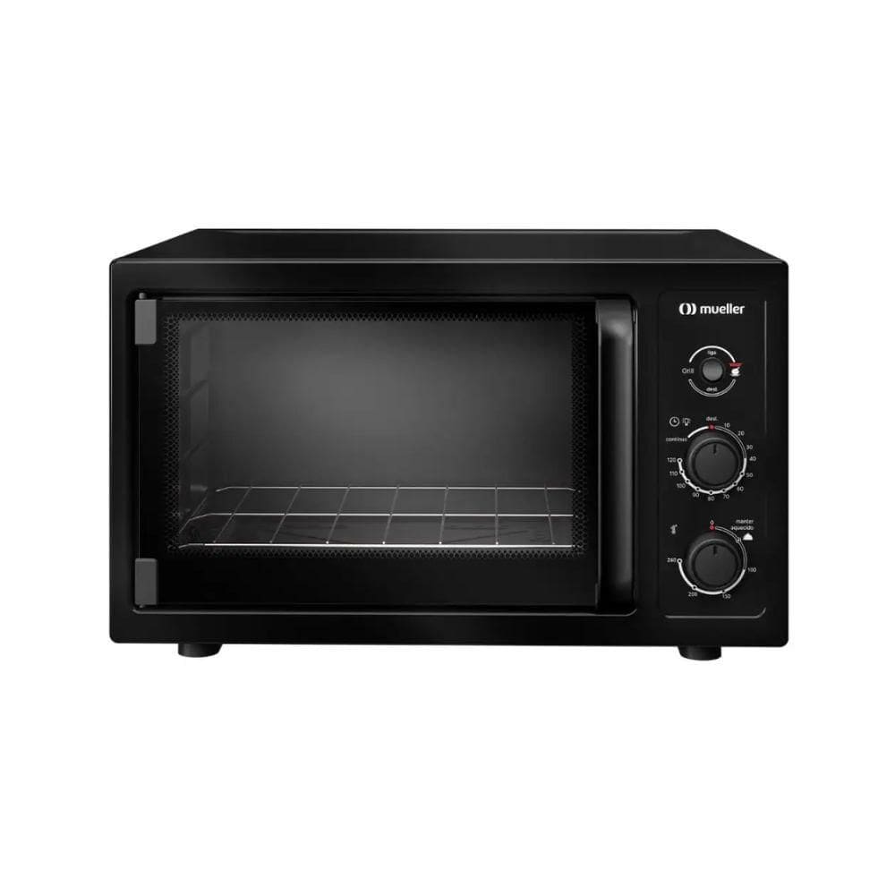 Forno Elétrico de bancada Mueller 50L com Grill Preto MFB50B