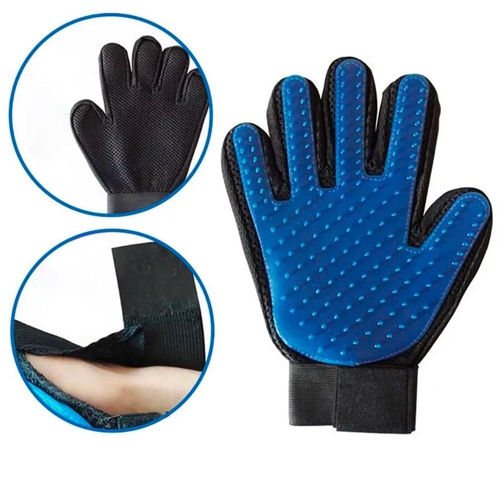 Luva Pet Remove Pelo Cachorro Gato Escova Magnética