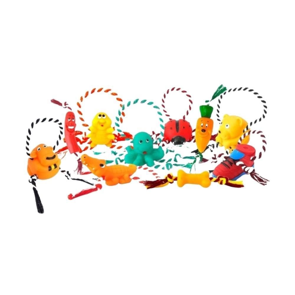 Brinquedos Mordedores Kit Baby Com Corda Para Pets
