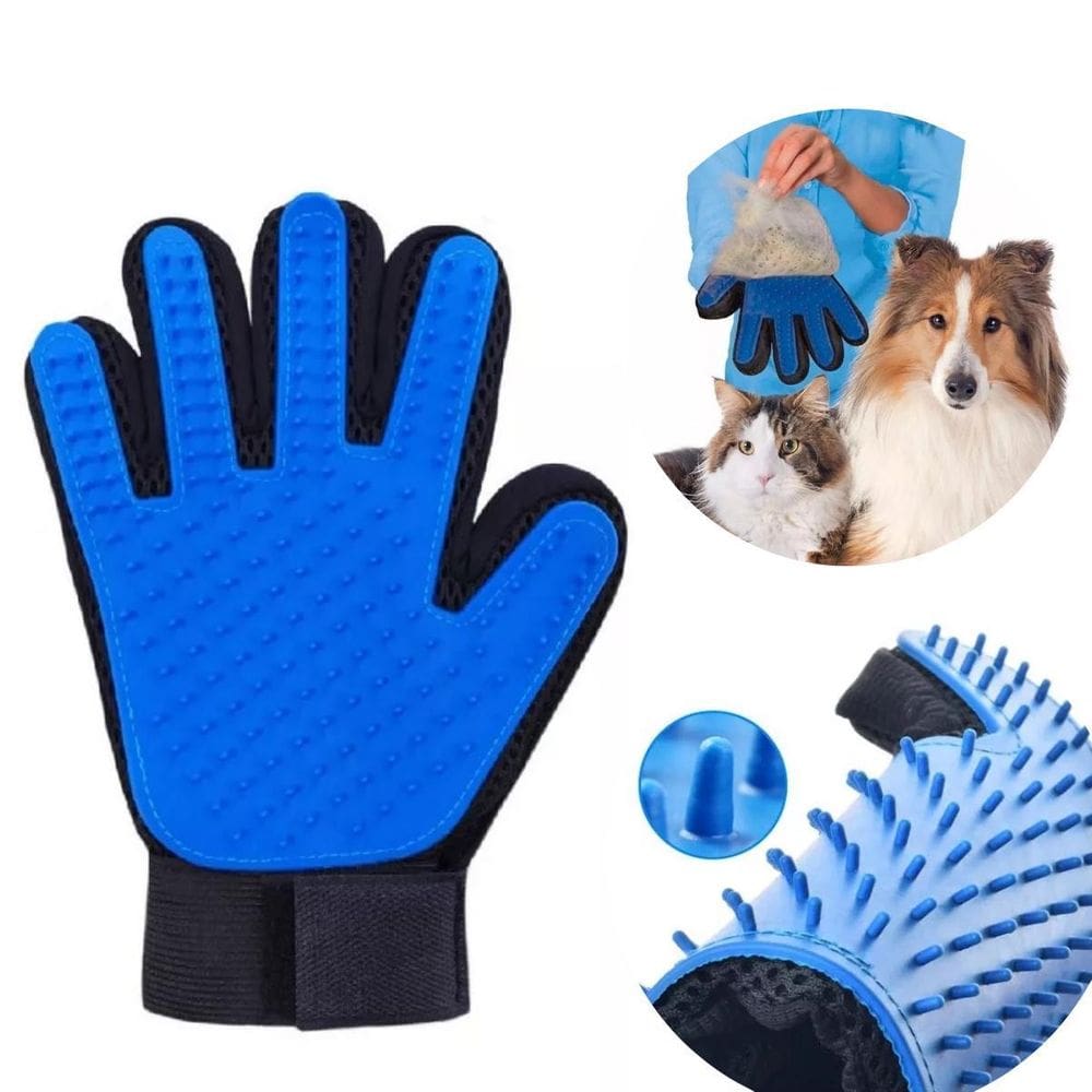 Luva Escova Tira Pelos Ideal Animais