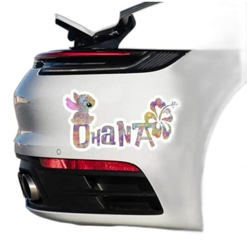 Adesivo Para Carro Stitch Ohana