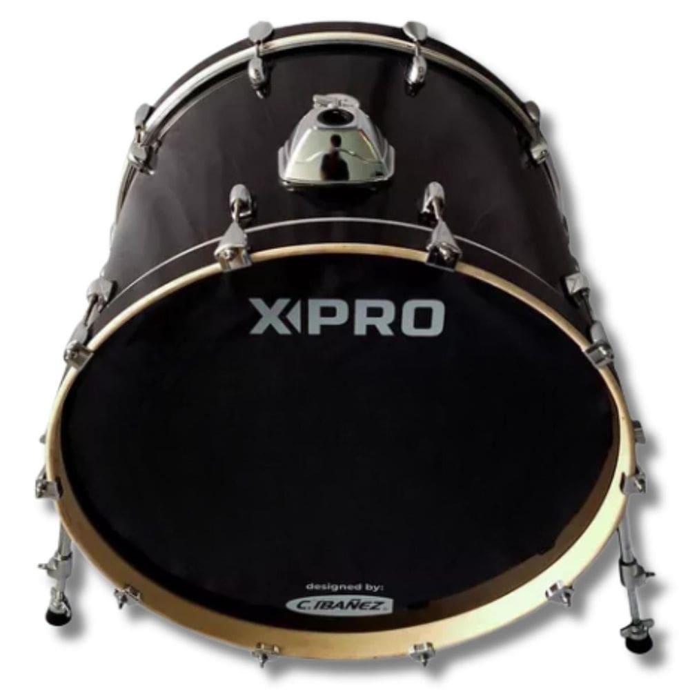 Bumbo 20 X 16 Aro Madeira 10 Afinações Preto Stage X-Pro