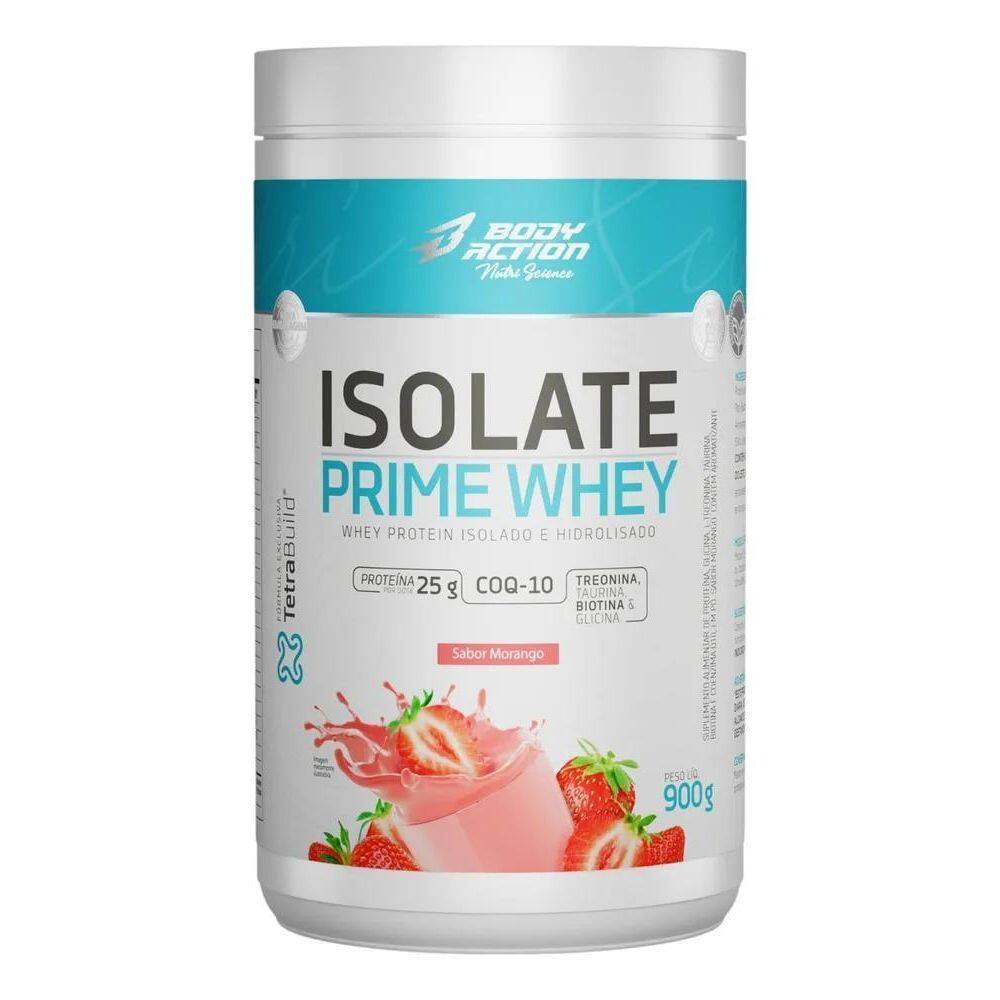 2X Whey Isolate Prime 900G Com Stevia Sezo Lactose Bodyactio
