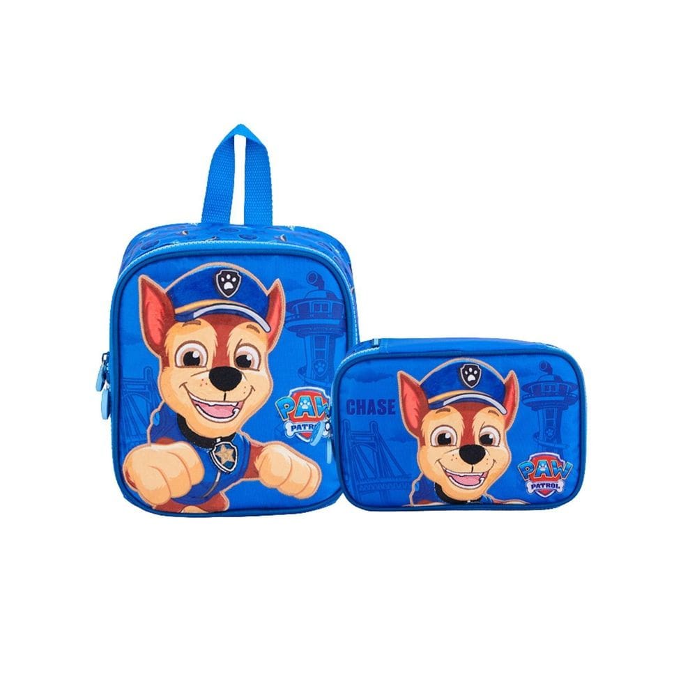 Kit Chase Patrulha Canina Lancheira Térmica + Estojo Box