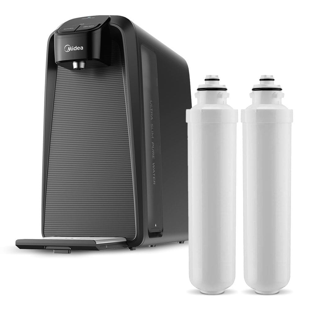 Kit Purificador de Água SlimPure Cinza + 2 filtros refis Midea