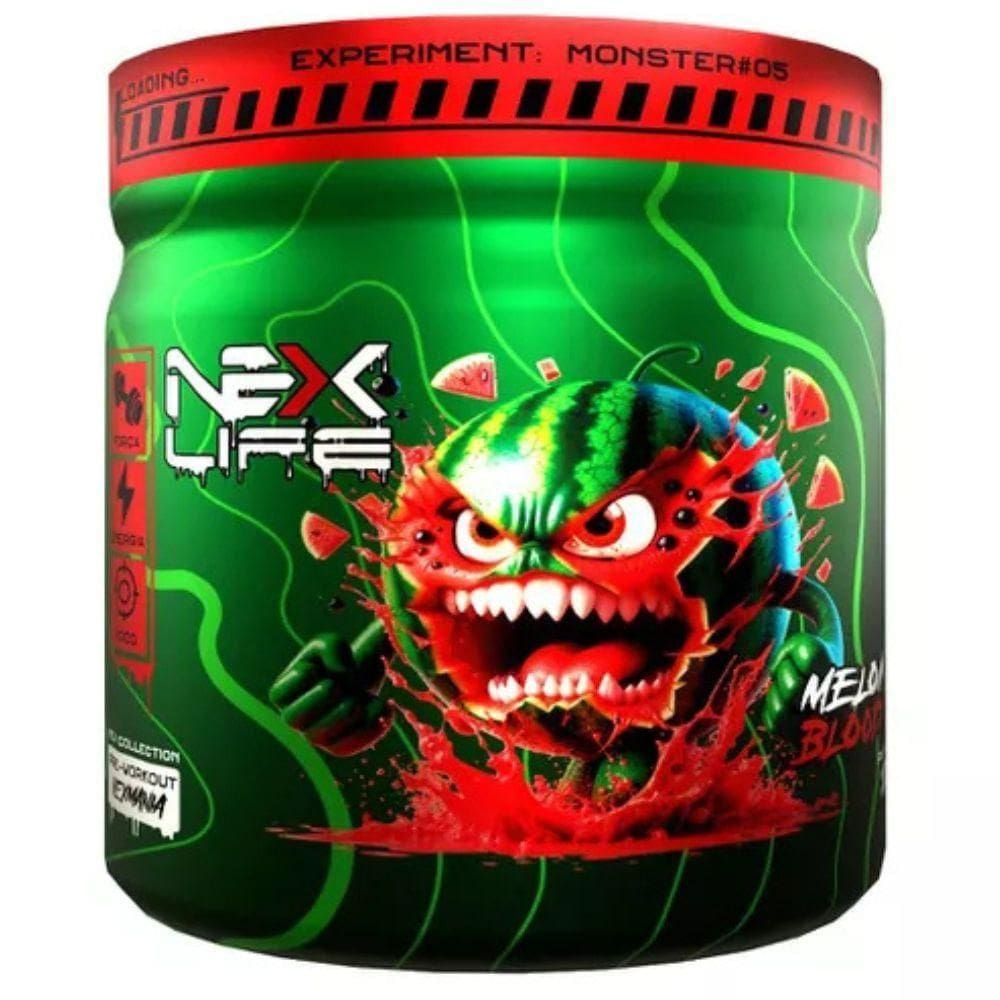 Pre Treino Nexmania Cafeina Taurina Melancia 300G - Nex Life