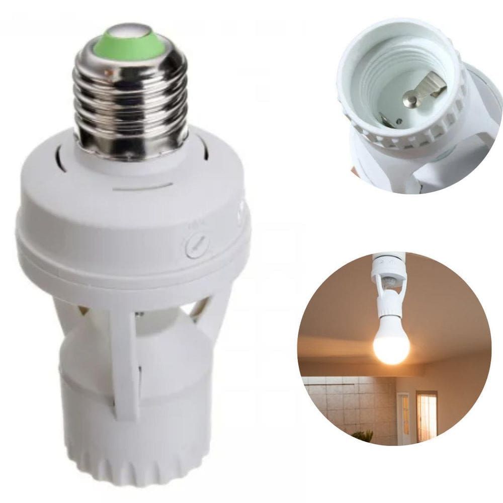 Soquete E27 Com Fotocélula Para Ambientes Internos