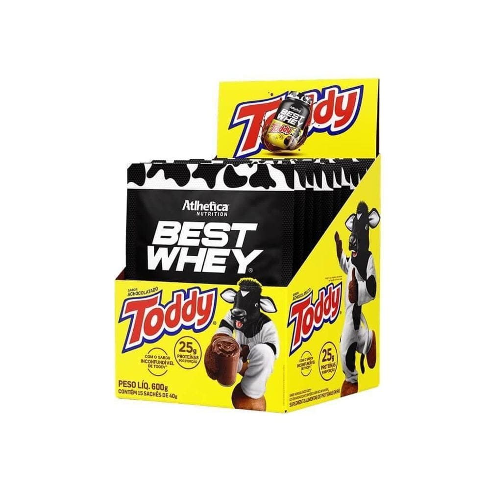 Best Whey Sachê Display 15 Sachês 35G Sabor: Toddy Sachê 40G